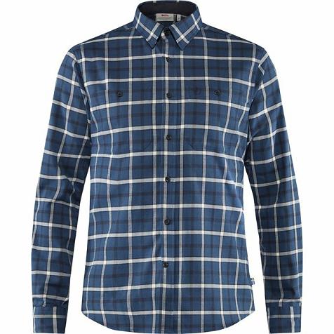 Fjallraven Men Fjällglim Shirts Blue PH50311 Philippines